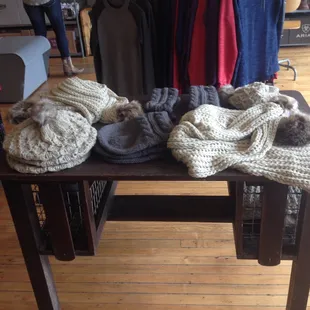 Cute scarves and hats