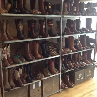 Womens boots, booties, moccasins and sandals