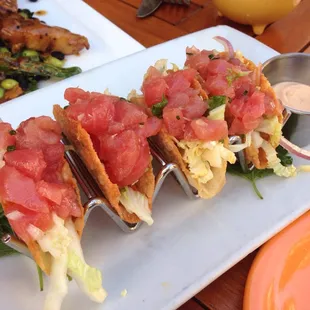 Mini Ahi Tacos