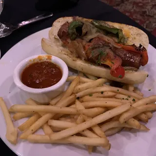 Homemade Italian Sausage Sandwich