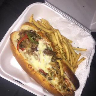 Philly Cheese Steak Sandwich