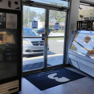 the inside of a store