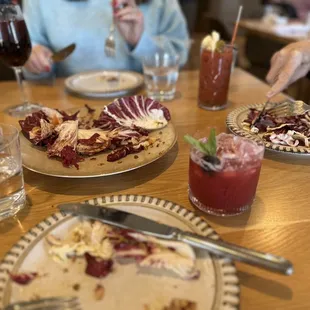 Winter Salad aftermath Delicious