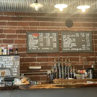 Latte menu