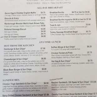 The Borough 2023 Fall Menu