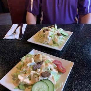 House Salad. No Homemade Thousand Island or Ranch Dressing, but tasted good.