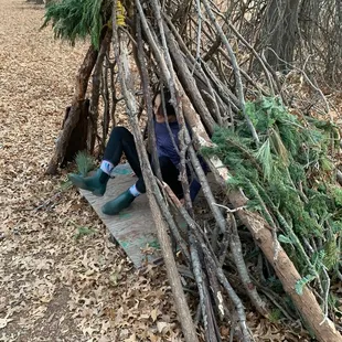 Kids nature play area