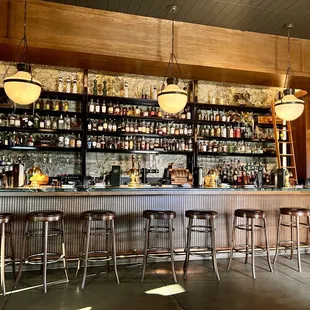 Bar straight ahead when you walk in