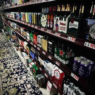 They even have ice cold beer!