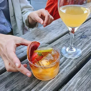 House Punch and organic wine