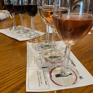 Wine flights