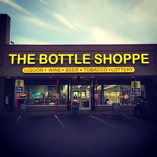 the front of the store