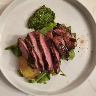 DELICIOUS lamb sirloin with bossam  sauce!