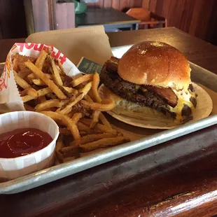 The famous tinman burger, as good as advertised $17. Great!