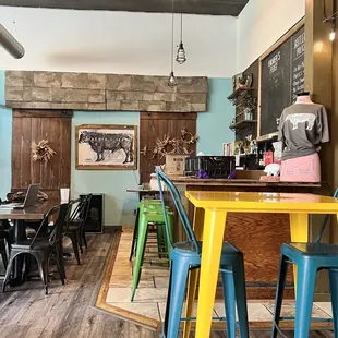 tables and chairs