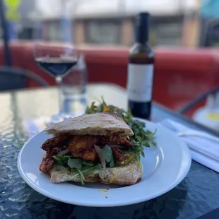 Anchiote chicken sandwich