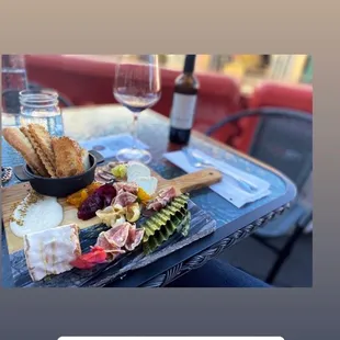 Meat and cheese board