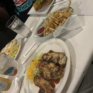 Jerk Chicken w/ fries
