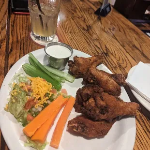 Chicken wings . Sounded hella crunchy and apparently very good lol