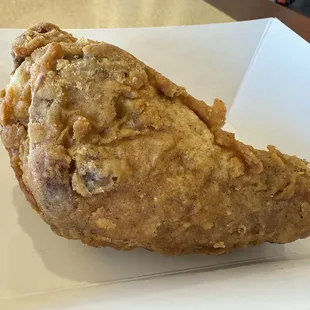 Boudin-stuffed Fried Chicken Drumstick