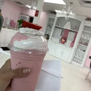 chocolate covered strawberry shake