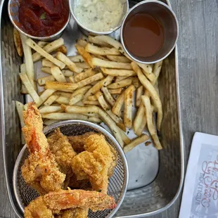 My meal shrimp and catfish nuggets