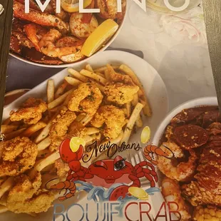 Cover of her great menu