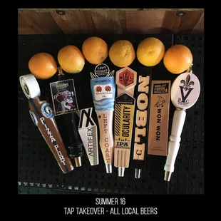 Local Beers on Tap