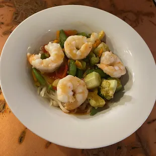 Shrimp Thai Noodle Bowl