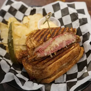 Reuben Panini Sandwich