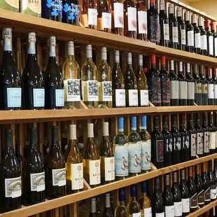 Enjoy of bottle of wine with dinner, from our extensive collection of wines from throughout the world.