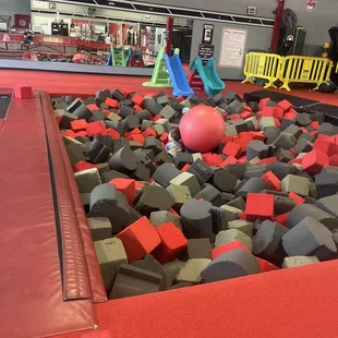 The foam pit!