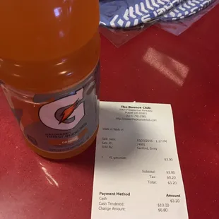 $3.20 cents for a single Gatorade seems a little pricey even for Powell. Just saying bring your own drinks. Plus use the Groupon
