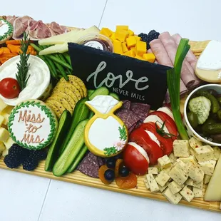Bridal shower charcuterie