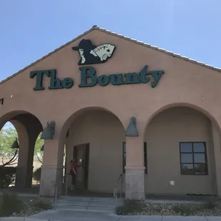 the front of the restaurant