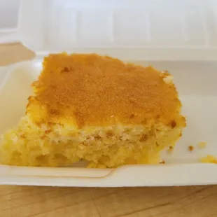 Corn bread. So soft and sweet.  It&apos;s like cake!