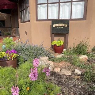 the front of the restaurant