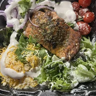 grilled fish, food