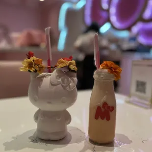 10/29/2021 falling in love (rum, apple/pear brandy) &amp; trick or treat (gin, citrus, candy corn syrup)