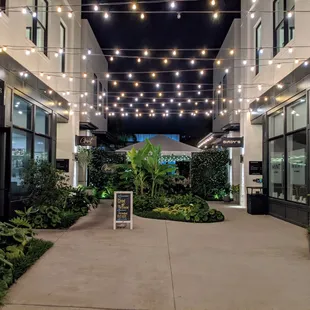 Outside