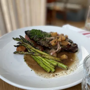 a plate of food on a table