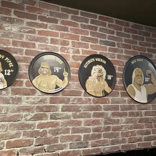 Cool 80s wrestler pizza sizes