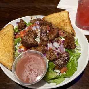 Black and Black &amp; Bleu Salad
