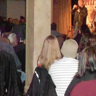 Sully&apos;s Comedy Cellar, located downstairs in The Bowman.