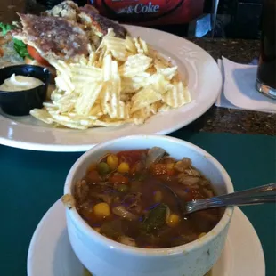 Maryland crab soup like mom used to make - with Limas!