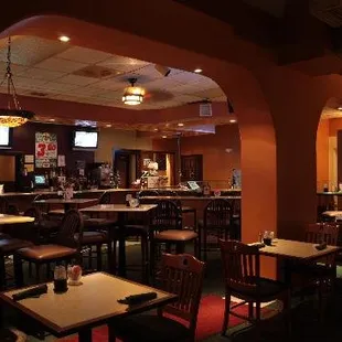 the interior of a restaurant