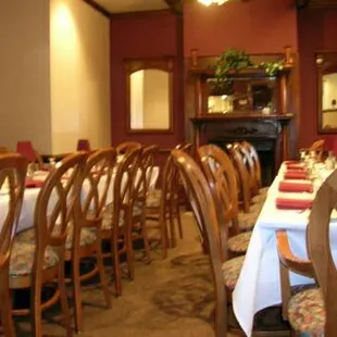 the dining room of a restaurant