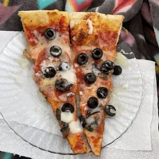 This is leftovers. Oh my YUM