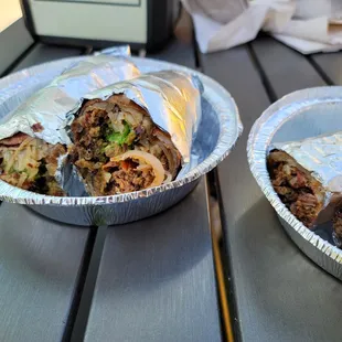 Bacon Wrapped Burritos