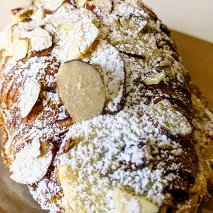 Almond creme croissant